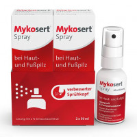 Спрей от грибка с сертаконазолом MYKOSERT Spray bei Haut- und Fußpilz 2X30 мл Dr. Pfleger